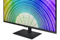 Samsung Monitor 32 cale LS32A600UUPXEN VA 2560x1440 WQHD 16:9   1xHDMI 1xUSB-C 2xDP (In+Out) 3xUSB 3.0 LAN (RJ45) 5ms HAS+PIVOT płaski 3 lata on-site
