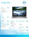 Dell Notebook Latitude 7640 Win11Pro i7-1355U/16GB/512GB SSD/16.0 FHD/Intel IrisXe/ThBlt &amp; FgrPr &amp; SmtCd/FHD/IR Cam/Mic/LTE 4G+BT/Backlit Kb/3 Cell/3Y