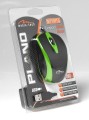 Media-Tech Mysz optyczna 800dpi czarno-zielona MT1091G
