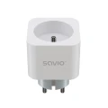 Savio Inteligentne gniazdko Wi-Fi 16A Pomiar zużycia energii, AS-01 Białe