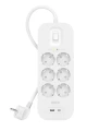 Belkin Listwa przeciwprzepięciowa SurgePlus 6x Schuko 1xUSB-A 1xUSB-C 650J 2m