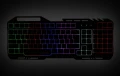 YENKEE Klawiatura YKB 3200 Shadow metalowa, podświetlenie LED