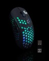 Gembird Mysz bezprzewodowa RAGNAR WRX500 Laserowa RGB 1600 DPI