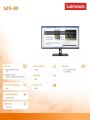 Lenovo Monitor ThinkVision S27i-30 27 cali 63DFKAT4EU