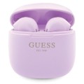 GUESS Słuchawki Bluetooth TWS GUTWST26PSU Fioletowe