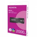 Adata Dysk SSD zewnętrzny SC610 2000 GB USB3.2A Gen2 czarny