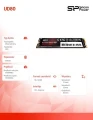 Silicon Power Dysk SSD UD80 250GB PCIe M.2 2280 Gen 3x4 3100/1100 MB/s