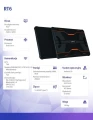 OUKITEL Tablet RT6 8/256GB 20000 mAh 10.1" pomarańczowy