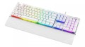 Krux Klawiatura Frost RGB srebrno-biała