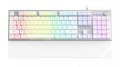 Krux Klawiatura Frost RGB srebrno-biała
