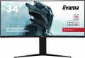 IIYAMA Monitor 34 cale GCB34801WQSU-B1 VA,UWQHD,180HZ,0.4ms,1500R(Curved),   2xHDMI,2xDP,2xUSB 3.2,2x3W,HDR400,HAS(110mm),VESA(100x100mm)