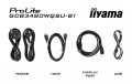 IIYAMA Monitor 34 cale GCB34801WQSU-B1 VA,UWQHD,180HZ,0.4ms,1500R(Curved),   2xHDMI,2xDP,2xUSB 3.2,2x3W,HDR400,HAS(110mm),VESA(100x100mm)