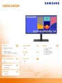 Samsung Monitor 24 cale LS24C432GAUXEN IPS 1920x1080 FHD 16:9 1xD-sub 1xHDMI 1xDP 4xUSB 3.0 4ms 100Hz HAS+PIVOT płaski 3 lata on-site