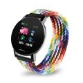 Media-Tech Smartband THAITI 2 nylonowe paski MT871 monitoring ciśnienia krwi, pulsu, natlenienia, aktywności sportowej i innych parametrów