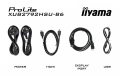 IIYAMA Monitor ProLite XUB2792HSU-B6 27 cali IPS,HDMI,DP,100Hz,SLIM,4xUSB3.2,PIVOT,  HAS(150mm),2x2W