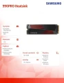 Samsung Dysk SSD 990PRO Heatsink NVMe 4TB MZ-V9P4T0CW