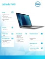 Dell Notebook Latitude 7440 Win11Pro i5-1335U/16GB/512GB SSD/14.0 FHD/Intel Iris Xe/ThBlt&amp;FgrPr&amp;SmtCd/FHD/IR Cam/Mic/LTE 4G+BT/Backlit Kb/3C/3YPS Alum