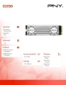 PNY Dysk SSD 2TB M.2 2280 CS3150 M280CS3150HSW-2TB-RB WHITE HEATSINK