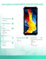 OUKITEL Smartfon WP32 4/128GB 6300 mAh DualSIM pomarańczowy