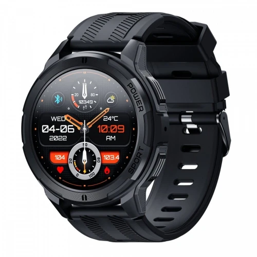 OUKITEL Smartwatch BT10 Rugged 1.43" 410 mAh czarny