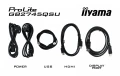 IIYAMA Monitor 27 cali G-Master GB2745QSU-B1 IPS,QHD,100Hz,1ms,2xUSB,2x2W,FreeSync,  HAS(150mm)