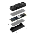 PNY Dysk SSD 2TB M.2 2280 CS3150 M280CS3150HS-2TB-RB BLACK HEATSINK