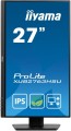 IIYAMA Monitor 27 cali ProLite XUB2763HSU-B1 IPS,100HZ,ECO,3ms,SLIM,HDMI,DP,2x USB3.22x2W,HAS(150mm),TCO,EPEAT