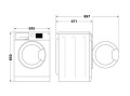 Hotpoint-Ariston Pralka AQS73D28SEU/BN