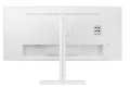 Samsung Monitor 34 cale ViewFinity S6 VA 3440x1440 UWQHD 21:9 1xHDMI 1xDP 2xTB 4.0(90W/15W) 3xUSB 3.0 LAN(RJ45) 5ms 100Hz HAS+PIV zakrzyw. gł. biały 3