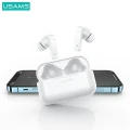 USAMS Słuchawki Bluetooth TWS 5.0 ANC LY Series białe BHULY06