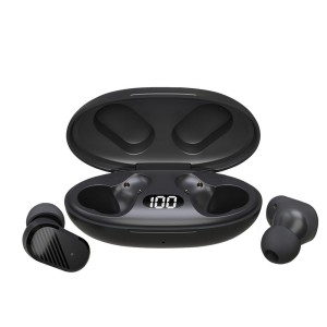 Savio Słuchawki  bezprzewodowe Bluetooth 5.3, IPX4, dotykowe sterowanie, TWS-10