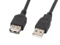 Lanberg Przedłużacz kabla USB 2.0 AM-AF 70cm czarny
