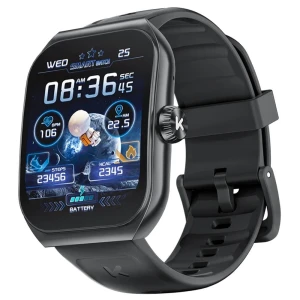 Kumi Smartwatch KU7 1.96 cala 250 mAh Czarny