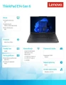 Lenovo Laptop ThinkPad E14 G6 21M7002VPB W11Pro Ultra 7 155H/16GB/512GB/INT/14.0 WUXGA/Graphite Black/1YR Premier Support + 3YRS OS + CO2 Offset