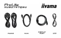 IIYAMA Monitor 27 cali XUB2797QSU-B1 IPS,HDMI,DP,100Hz,QHD,HAS(150mm),1ms,   2xUSB(3.2),2x2W,ADAPTIVE SYNC,FlickerFree