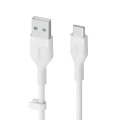 Belkin Kabel BoostCharge USB-A do USB-C silikonowy 1m, biały