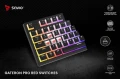 Savio Klawiatura mechaniczna bezprzewodowa PHENIX, Gateron Red Pro, Pudding