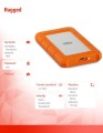 LaCie Rugged  4 TB USB 3.1 c 2,5'' STFR4000800