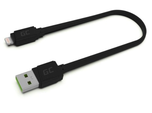 Green Cell Kabel GCmatte Lightning Płaski 25 cm