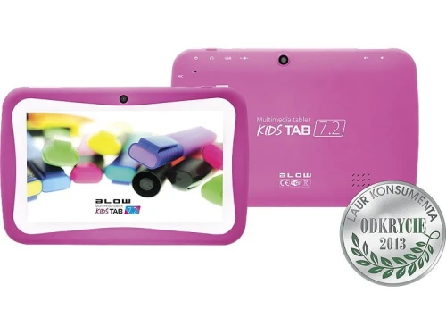 BLOW Tablet KidsTAB7.4HD2 quad różowy + etui