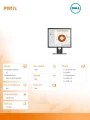 Dell Monitor 19 P1917S IPS LED SXGA 1280x1024 /5:4/HDMI(1.4)/DP(1.2)/VGA/2xUSB 2.0/3xUSB 3.0/3Y PPG