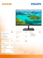 Philips Monitor 245E1S 23.8'' IPS HDMI DP FreeSync
