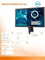 Dell Monitor E2020H 19.5''  LED TN (1600x900) /16:9/VGA/DP 1.2/3Y PPG