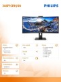 Philips Monitor 346P1CRH 34''VA Curved HDMI DP USB-C