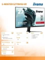 IIYAMA Monitor G2770HSU-B1 27cali 0.8ms(MPRT), IPS, DP, HDMI, 165Hz, USBx2