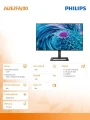 Philips Monitor 242E2FA 23.8 cala IPS HDMI DP Głośniki