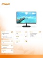AOC Monitor 27B2AM 27 cali VA HDMI
