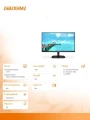 AOC Monitor 23.8 24B2XHM2 VA HDMI