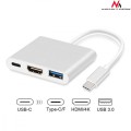 Maclean Adapter USB-C - HDMI / USB 3.0 / USB-C MCTV-840