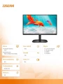 AOC Monitor 22B2AM 21.5 cala VA HDMI Głośniki